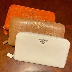 Prada Wallets Sold as Trio